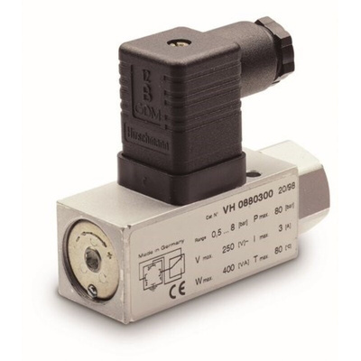 RS PRO Pressure Switch, G1/4 -1bar to 80 bar