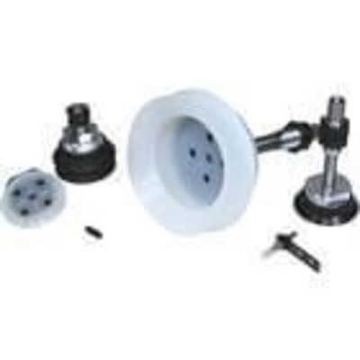 Vertical vac,25mm diam,flat pad,silicon,10mm non-rotating buffer,M10x1 thread,6mm vac.entry,