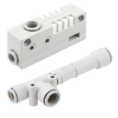 SMC Vacuum Ejector, 10mm nozzle , 48kPa 24L/min, ZH series