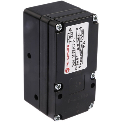Norgren Vacuum Pump, >7mm nozzle , -0.87bar 160L/min, M/58102 series