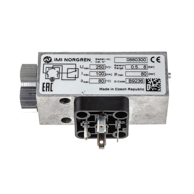 Norgren Pressure Switch, G 1/4 0.5bar to 8 bar