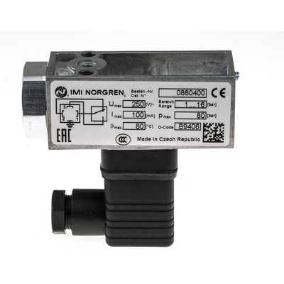 IMI Norgren Pressure Switch, G 1/4 1bar to 16 bar
