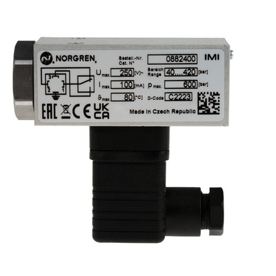 IMI Norgren Pressure Switch, G 1/4 40bar to 420 bar