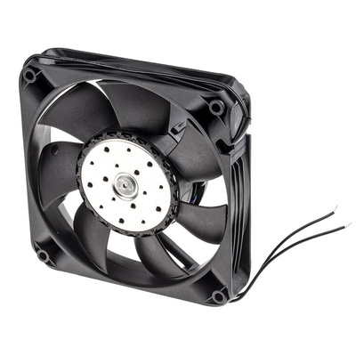 ebm-papst, 85 → 265 V ac, AC Axial Fan, 119 x 119 x 25mm, 205m³/h, 12W