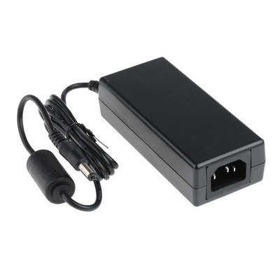 RS PRO 60W Plug-In AC/DC Adapter 12V dc Output, 5A Output