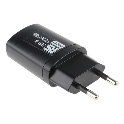 RS PRO 5W Plug-In AC/DC Adapter 5V dc Output, 1A Output