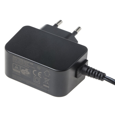 RS PRO 7.5W Plug-In AC/DC Adapter 9V dc Output, 840mA Output
