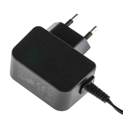 RS PRO 7.5W Plug-In AC/DC Adapter 5V dc Output, 1.5A Output