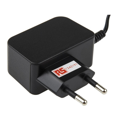 RS PRO 12W Plug-In AC/DC Adapter 24V dc Output, 500mA Output