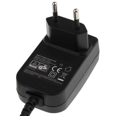 RS PRO 24W Plug-In AC/DC Adapter 12V dc Output, 2A Output