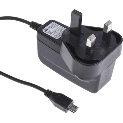 RS PRO 5W Plug-In AC/DC Adapter 5V dc Output, 1A Output