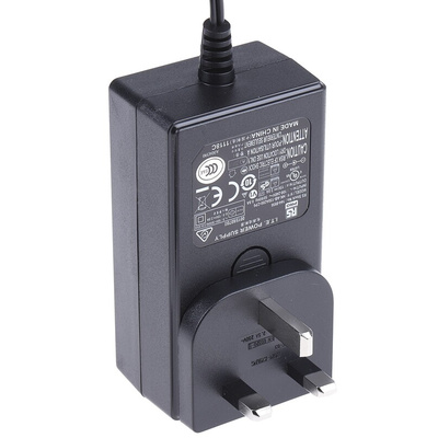 RS PRO 30W Plug-In AC/DC Adapter 15V dc Output, 2A Output