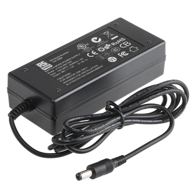 RS PRO 62.4W Plug-In AC/DC Adapter 48V dc Output, 1.3A Output