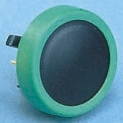 Black Button Tactile Switch, SPST-NO 80 mA