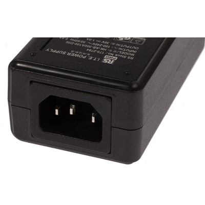 RS PRO 30W Plug-In AC/DC Adapter 30V dc Output, 1A Output