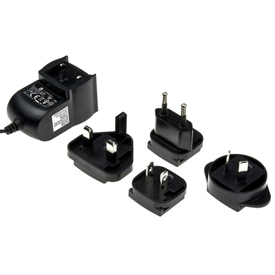 RS PRO 6W Plug-In AC/DC Adapter 15V dc Output, 400mA Output