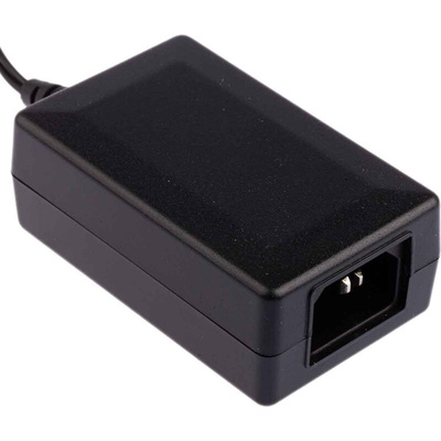 RS PRO 18W Plug-In AC/DC Adapter 12V dc Output, 0 → 1.5A Output