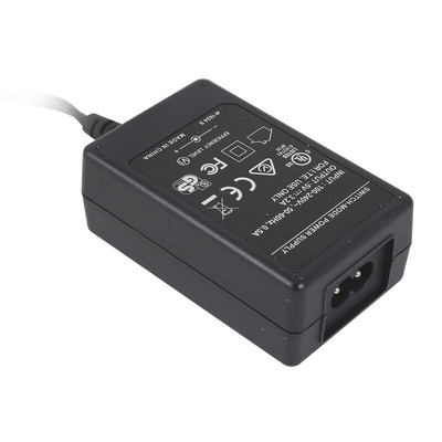 RS PRO 16W Plug-In AC/DC Adapter 5V dc Output, 0 → 3.2A Output