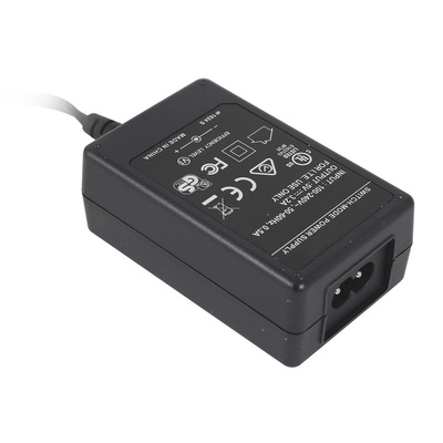 RS PRO 18W Plug-In AC/DC Adapter 15V dc Output, 0 → 1.2A Output