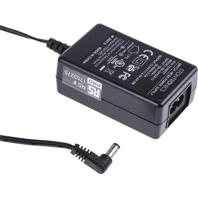 RS PRO 24W Plug-In AC/DC Adapter 12V dc Output, 0 → 2A Output