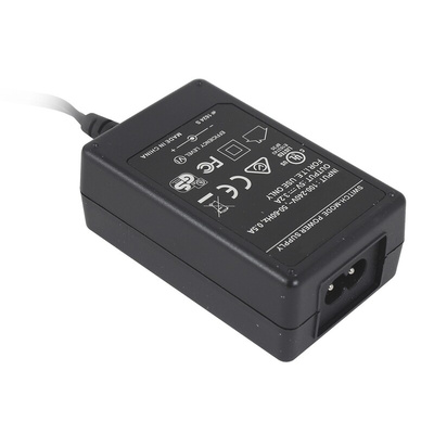 RS PRO 24W Plug-In AC/DC Adapter 24V dc Output, 0 → 1A Output