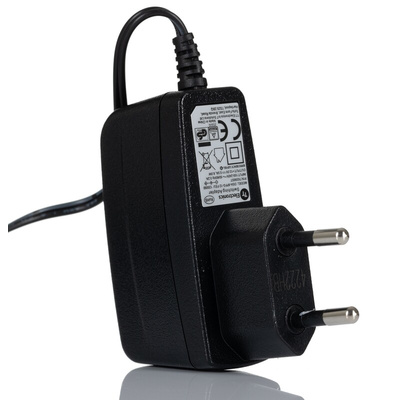 RS PRO 6W Plug-In AC/DC Adapter 12V dc Output, 500mA Output