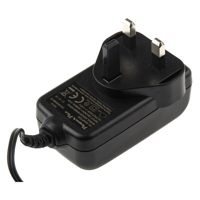 RS PRO 15W Plug-In AC/DC Adapter 9V dc Output, 1.67A Output