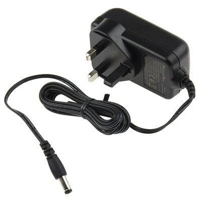 RS PRO 15W Plug-In AC/DC Adapter 9V dc Output, 1.67A Output