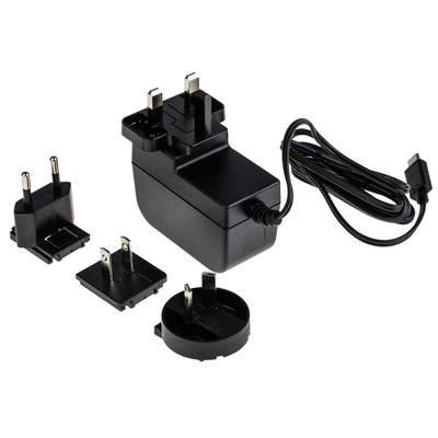 RS PRO Plug-In AC/DC Adapter 5.1V dc Output, 3A Output