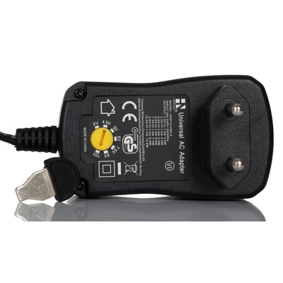 RS PRO 3W Plug-In AC/DC Adapter 3V dc Output, 1A Output