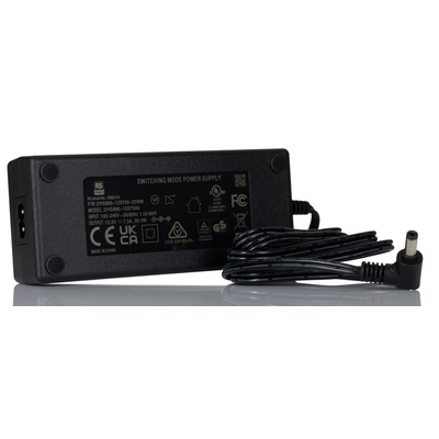 RS PRO 90W Plug-In AC/DC Adapter 12V dc Output, 7.5A Output