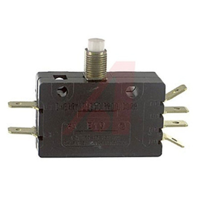 DPDT Button Microswitch, 15 A