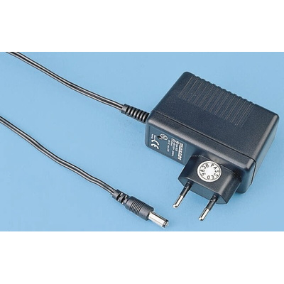 Mascot 10W Plug-In AC/DC Adapter 12V dc Output, 800mA Output