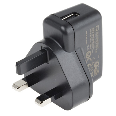 XP Power 5W Plug-In AC/DC Adapter 5V dc Output, 1A Output
