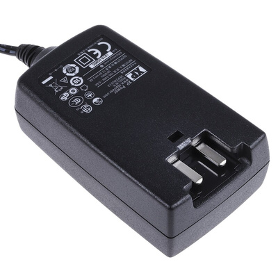 XP Power 24W Plug-In AC/DC Adapter 12V dc Output, 2A Output