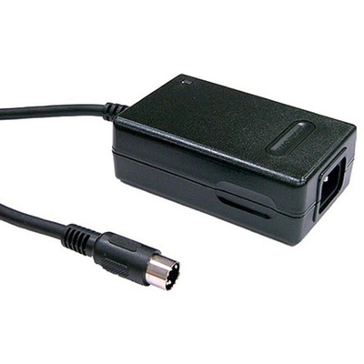 MEAN WELL 50W Power Brick AC/DC Adapter -15V dc Output, (5 V dc) 0 → 4A Output