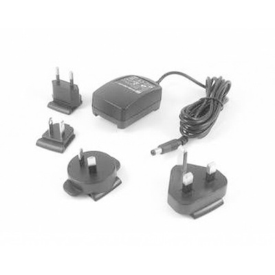 Phihong 12W Plug-In AC/DC Adapter 24V dc Output, 500mA Output
