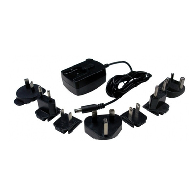 Phihong 15W Plug-In AC/DC Adapter 12V dc Output, 1.25A Output