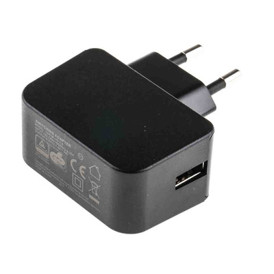 RS PRO 7.5W Plug-In AC/DC Adapter 5V dc Output, 1.5A Output