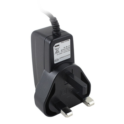 RS PRO 6W Plug-In AC/DC Adapter 12V dc Output, 500mA Output