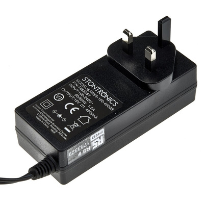 RS PRO 60W Plug-In AC/DC Adapter 15V dc Output, 4A Output