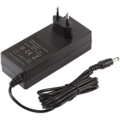 RS PRO 60W Plug-In AC/DC Adapter 12V dc Output, 4A Output