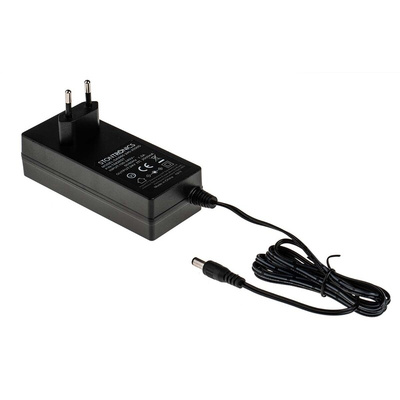 RS PRO 60W Plug-In AC/DC Adapter 24V dc Output, 2.5A Output