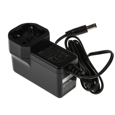 MEAN WELL 6W Plug-In AC/DC Adapter 6V dc Output, 1A Output