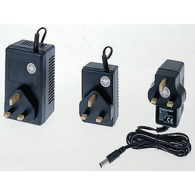 Mascot 7.2W Plug-In AC/DC Adapter 9V dc Output, 800mA Output