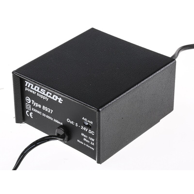 Mascot Power Brick AC/DC Adapter 5 → 24V dc Output, 2A Output