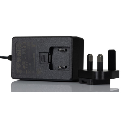 RS PRO 24W Plug-In AC/DC Adapter 24V dc Output, 1A Output