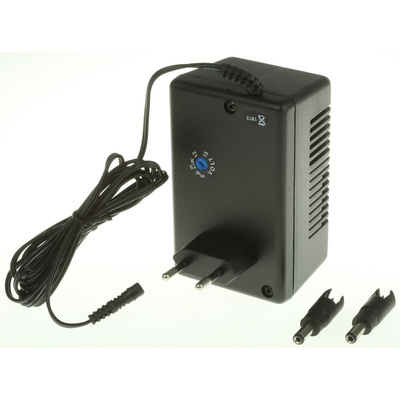 Mascot 7.5W Plug-In AC/DC Adapter 15V dc Output, 500 → 800mA Output
