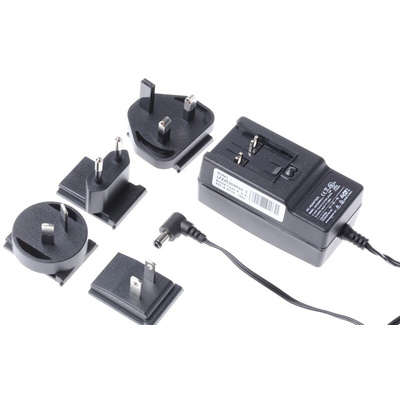 EOS 30W Plug-In AC/DC Adapter 24V dc Output, 1.25A Output