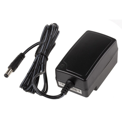 MEAN WELL 15W Plug-In AC/DC Adapter 18V dc Output, 830mA Output